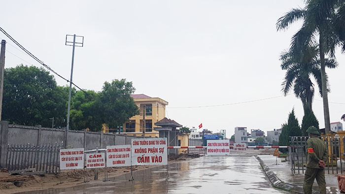 Xác minh hành vi cản trở việc đấu giá đất tại thị trấn Cẩm Giang